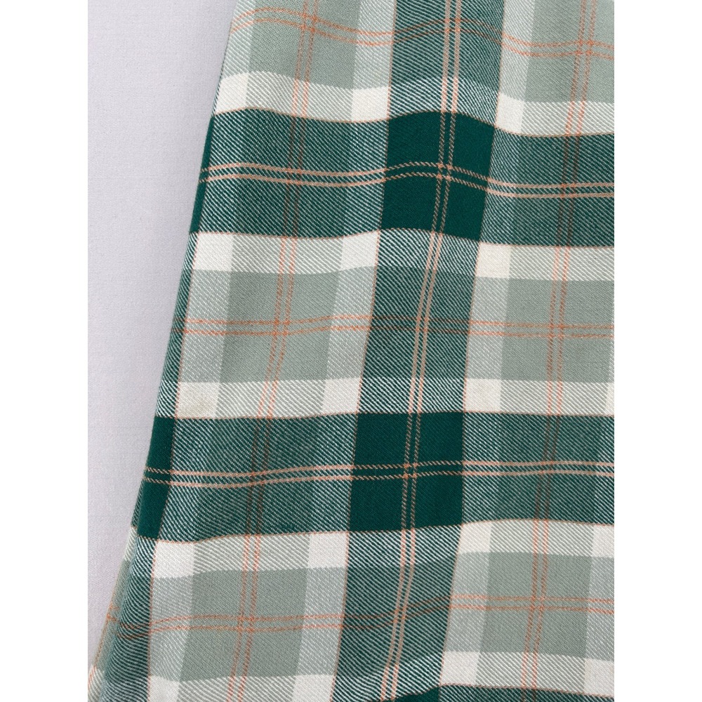 Borderglen Green Plaid Wool Blend Kilt Skirt Made in UK Buckle Wrap Midi NWT - Picture 13 of 14